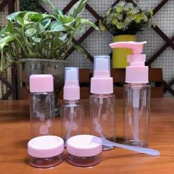 Bộ chiết mỹ phẩm du lịch Beiyin 6 món - Màu hồng_2