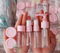 Bộ chiết mỹ phẩm du lịch Beiyin 6 món - Màu hồng_3