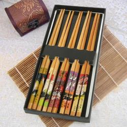 Set 5 đôi đũa tre Nhật Bản_11