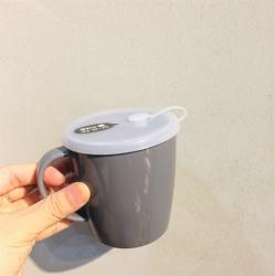Cốc nhựa có nắp mềm Yamada G&B 300ml - Màu xám_7