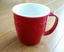 Cốc nhựa giả sứ Yamada Bonheur 300ml - Màu đỏ_6