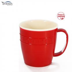 Cốc nhựa giả sứ Yamada Bonheur 300ml - Màu đỏ_2