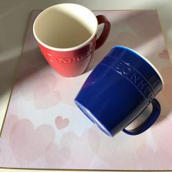 Cốc nhựa giả sứ Yamada Bonheur 300ml - Màu Navy_4