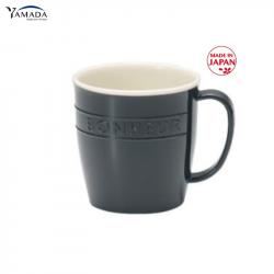 Cốc nhựa giả sứ Yamada Bonheur 300ml - Màu xám_A