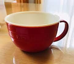 Cốc nhựa giả sứ Yamada Bonheur 400ml - Màu đỏ_2