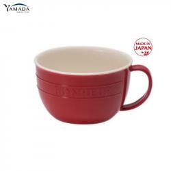 Cốc nhựa giả sứ Yamada Bonheur 400ml - Màu đỏ_A