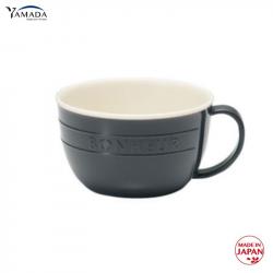Cốc nhựa giả sứ Yamada Bonheur 400ml - Màu xám_10
