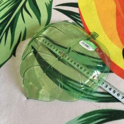 Đĩa nhựa pha lê hình chiếc lá Yamada Monstera_8