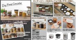 Hộp đựng thực phẩm khô Canister 220ml - Nắp đen_10