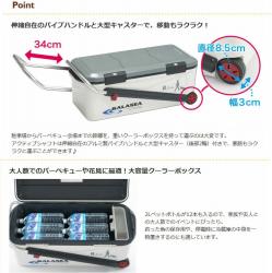 Thùng đá giữ nhiệt đa năng, tay kéo Galasea Active Shaft 50L_10