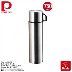 Bình inox giữ nhiệt Pearl Metal Basic Double 750ml_A