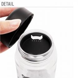 Bình nước nhựa Tritan Ecozen 500ml - Black Lid_5