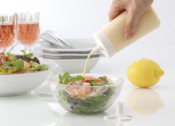 Chai đựng gia vị Dressing pot 220ml - Nắp màu xanh_2