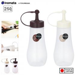 Chai đựng nước sốt Inomata Enough 250ml (S) - Nắp Nâu_9