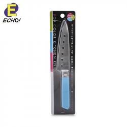 Dao gọt trái cây đục lỗ Echo 22.5cm - |Xanh|Trắng|Nâu|_3