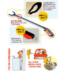 Dụng cụ gắp rác đa năng Seiwa Pro 82cm_3