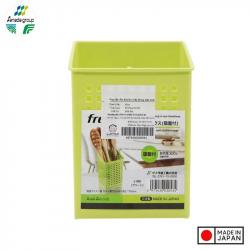 Giỏ đựng đũa thìa có núm hít chân không - Màu trắng_6