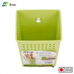 Giỏ đựng đũa thìa có núm hít chân không - Màu trắng_8