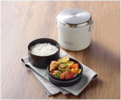 Hộp cơm giữ nhiệt Pearl Metal Home Label 1000 - White_2