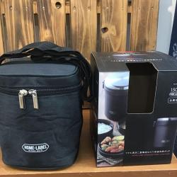 Hộp cơm giữ nhiệt Pearl Metal Home Label 1500 - Black_6