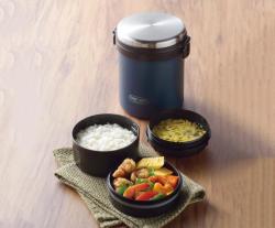 Hộp cơm giữ nhiệt Pearl Metal Home Label 1500 - Navy_5