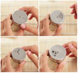 Hũ thủy tinh bọc thép không gỉ đựng gia vị Echo 80ml_12