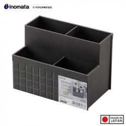 Khay đựng điều khiển/ remote Inomata (02) - Màu xám đen_A
