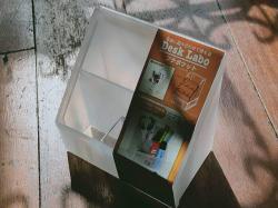 Khay đựng đồ đa dụng 2 ngăn Desk Labo - Màu trắng trong_7