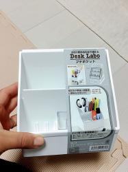 Khay đựng đồ đa dụng 2 ngăn Desk Labo - Màu trắng đục_7