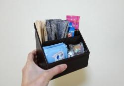 Khay đựng đồ đa dụng 2 ngăn Desk Labo - Màu trắng đục_8