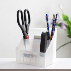 Khay đựng đồ đa dụng 2 ngăn Desk Labo - Màu xám_4