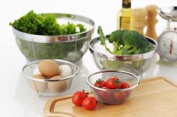 Rổ inox cao cấp Yoshikawa Mizulead Ø25cm_3