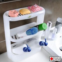 Giá đựng đồ phòng tắm 3 tầng Leaf - Màu trắng_11