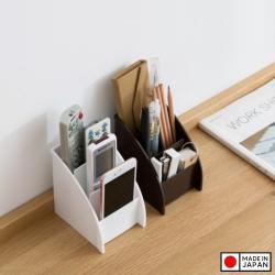 Khay đựng điều khiển/ remote 3 ngăn Yamada - Trắng trong_6