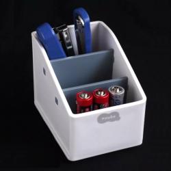 Khay đựng đồ dùng văn phòng 03 ngăn Neuube - Xám xanh_5