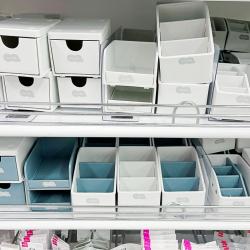 Khay đựng đồ dùng văn phòng 03 ngăn Neuube - Xám xanh_8