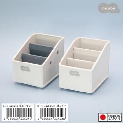 Khay đựng đồ dùng văn phòng 03 ngăn Neuube - Xám xanh_2