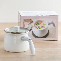 Nồi đa năng tráng men Pearl Metal Bianco 16cm (2.0L)_9