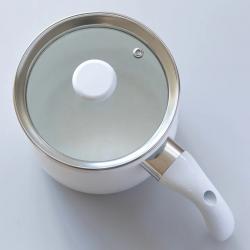 Nồi đa năng tráng men Pearl Metal Bianco 16cm (2.0L)_12