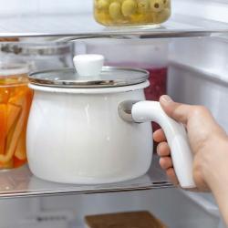 Nồi đa năng tráng men Pearl Metal Bianco 16cm (2.0L)_8