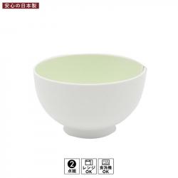 Bát nhựa cỡ nhỏ - màu trắng lòng xanh_A