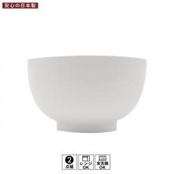 Bát tròn cỡ trung - Màu trắng lòng màu hồng_A