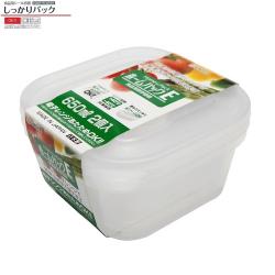 Bộ 2 hộp thực phẩm Nakaya Home Pack 750ml - Nắp trắng_2