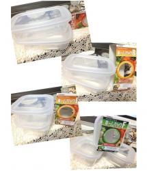 Bộ 2 hộp thực phẩm Nakaya Home Pack 800ml - Nắp trắng_7