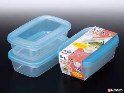 Bộ 2 hộp thực phẩm Nakaya Home Pack 800ml - Nắp xanh_6