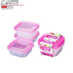 Set 3 hộp thực phẩm Nakaya Home Pack 380ml - Nắp hồng_4