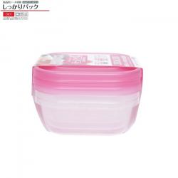 Set 3 hộp thực phẩm Nakaya Home Pack 380ml - Nắp hồng_3