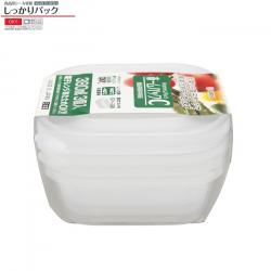 Set 3 hộp thực phẩm Nakaya Home Pack 380ml - Nắp trắng_6