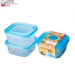 Set 3 hộp thực phẩm Nakaya Home Pack 380ml - Nắp xanh_5