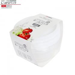 Bộ 3 hộp thực phẩm tròn Nakaya Home Pack 250ml - Nắp trong_A